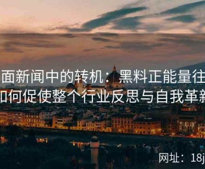 负面新闻中的转机：黑料正能量往期如何促使整个行业反思与自我革新