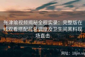 张津瑜视频揭秘全程实录：完整版在线观看搭配吕总调度及卫生间黑料现场直击