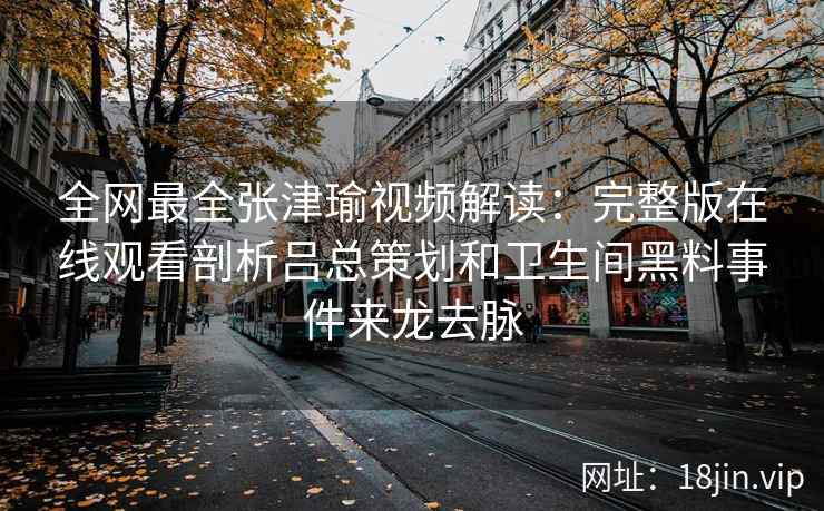 全网最全张津瑜视频解读：完整版在线观看剖析吕总策划和卫生间黑料事件来龙去脉