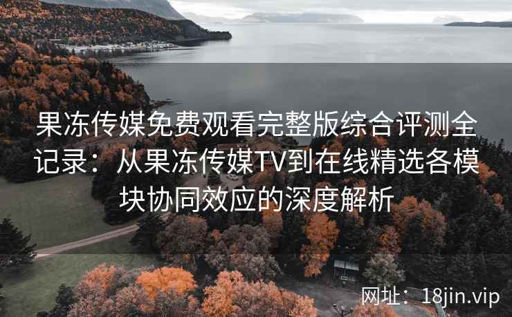 果冻传媒免费观看完整版综合评测全记录：从果冻传媒TV到在线精选各模块协同效应的深度解析