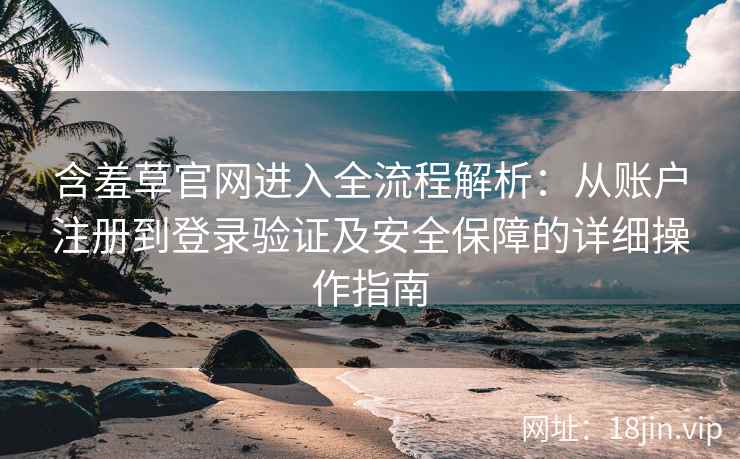 含羞草官网进入全流程解析：从账户注册到登录验证及安全保障的详细操作指南